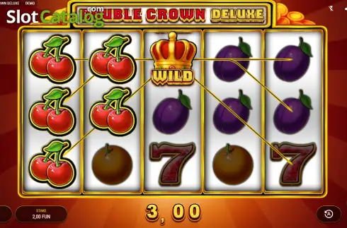 Скрин3. Double Crown Deluxe слот