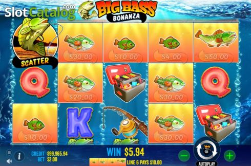 Скрин5. Big Bass Bonanza слот