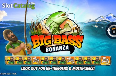Скрин2. Big Bass Bonanza слот