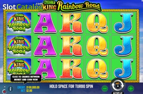 Скрин3. Emerald King Rainbow Road слот