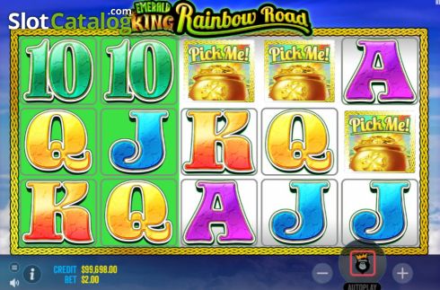 Скрин5. Emerald King Rainbow Road слот
