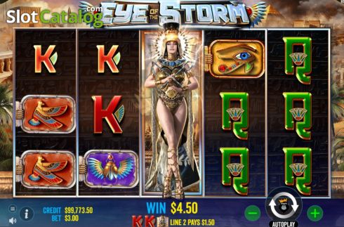 Скрин7. Eye of the Storm слот