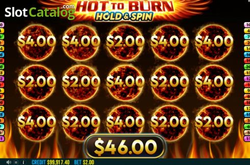 Скрин9. Hot To Burn Hold And Spin слот