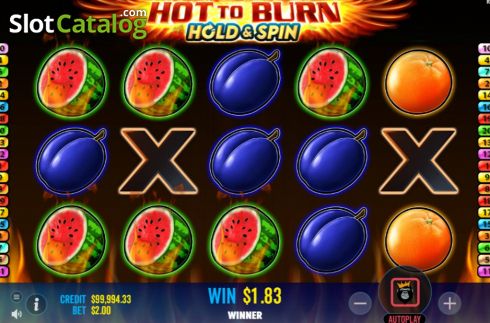 Скрин4. Hot To Burn Hold And Spin слот