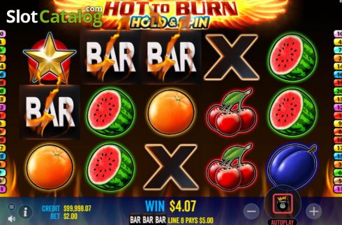 Скрин5. Hot To Burn Hold And Spin слот