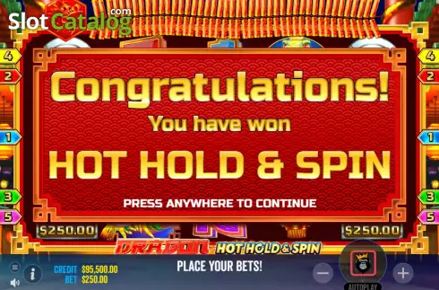 Скрин6. Dragon Hot Hold and Spin слот