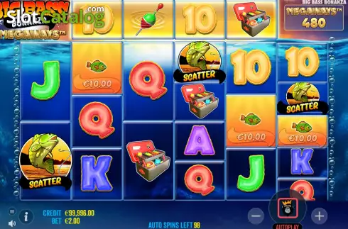 Скрин3. Big Bass Bonanza Megaways слот