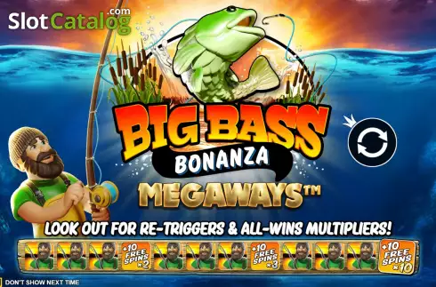 Скрин2. Big Bass Bonanza Megaways слот