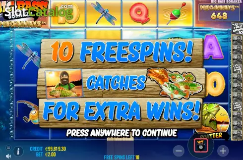 Скрин6. Big Bass Bonanza Megaways слот