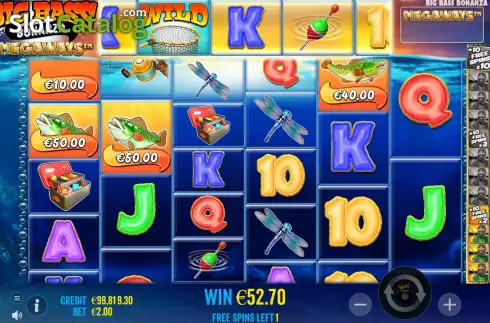 Скрин8. Big Bass Bonanza Megaways слот