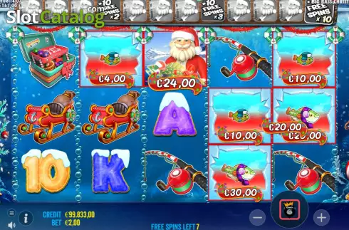 Скрин6. Christmas Big Bass Bonanza слот