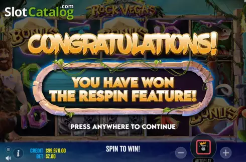Скрин6. Rock Vegas слот