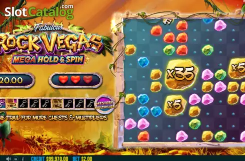 Скрин9. Rock Vegas слот