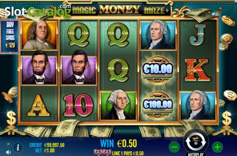 Скрин4. Magic Money Maze слот