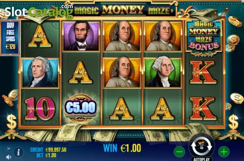 Скрин5. Magic Money Maze слот