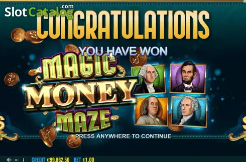 Скрин7. Magic Money Maze слот
