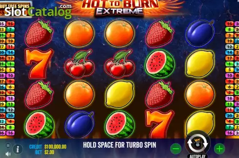 Скрин2. Hot to Burn Extreme слот
