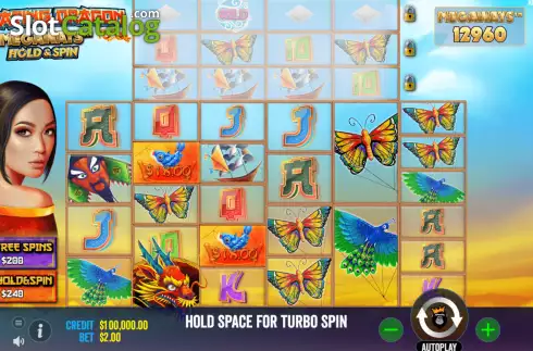 Скрин3. Floating Dragon Megaways слот