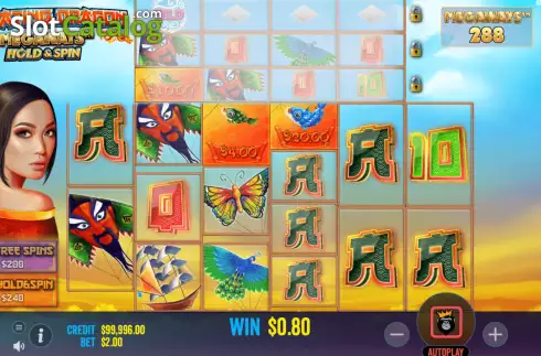 Скрин4. Floating Dragon Megaways слот