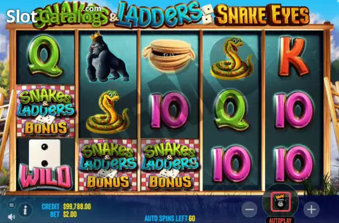 Скрин5. Snakes and Ladders Snake Eyes слот