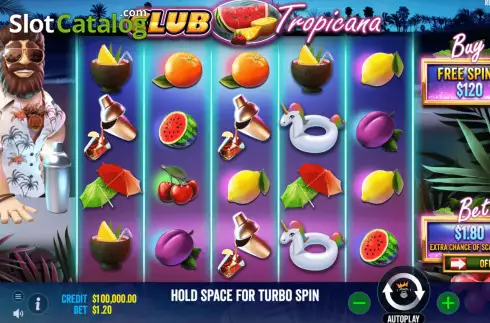 Скрин4. Club Tropicana слот