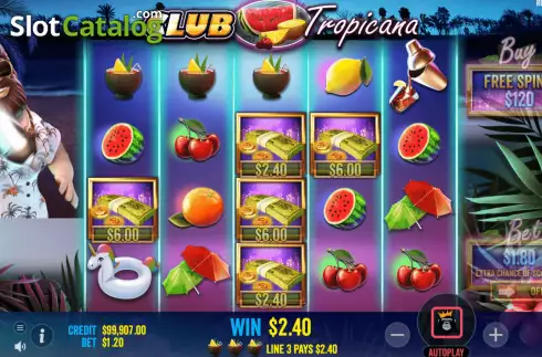 Скрин5. Club Tropicana слот