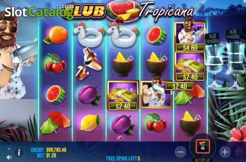 Скрин8. Club Tropicana слот