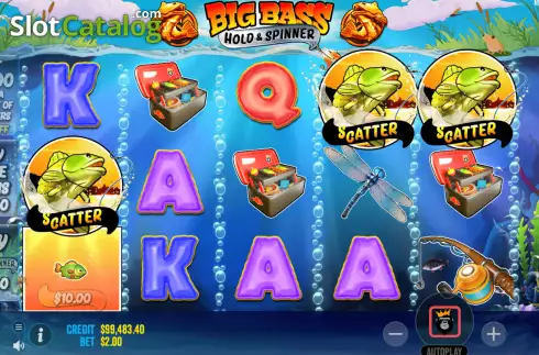 Скрин5. Big Bass Bonanza Hold and Spinner слот