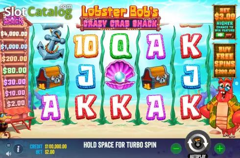 Скрин3. Lobster Bob’s Crazy Crab Shack слот
