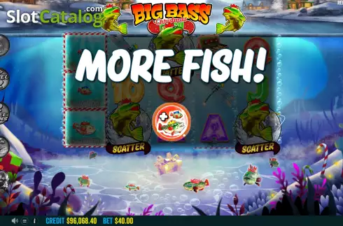 Скрин7. Big Bass Christmas Bash слот