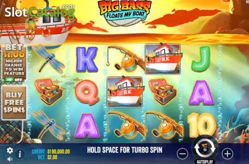 Скрин3. Big Bass Floats My Boat слот