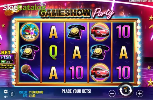 Скрин3. Gameshow Party слот