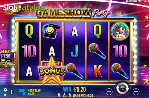 Скрин4. Gameshow Party слот