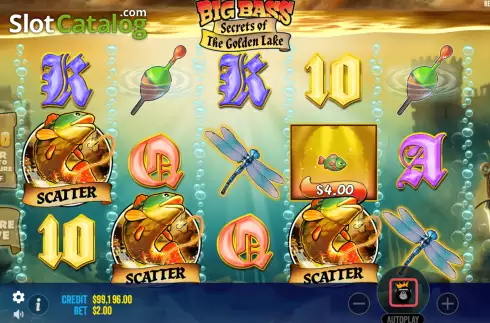 Скрин3. Big Bass Secrets of the Golden Lake слот