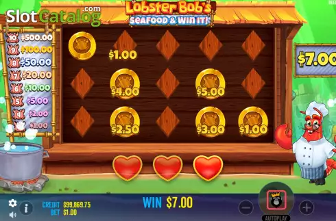 Скрин6. Lobster Bob’s Sea Food and Win It слот