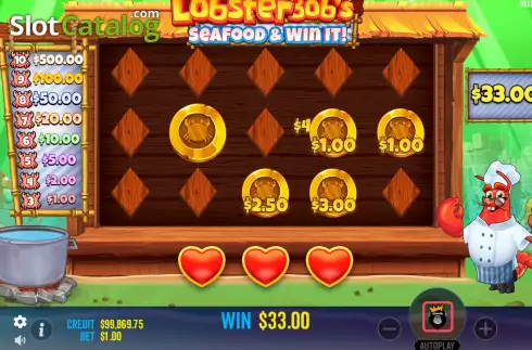 Скрин8. Lobster Bob’s Sea Food and Win It слот