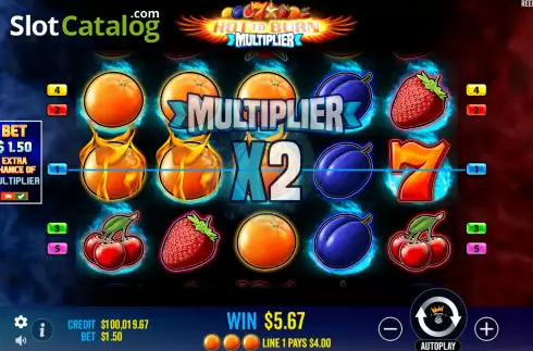 Скрин4. Hot to Burn Multiplier слот