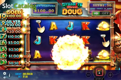 Скрин4. Dynamite Diggin Doug слот