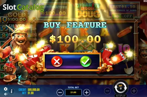 Скрин6. Dynamite Diggin Doug слот