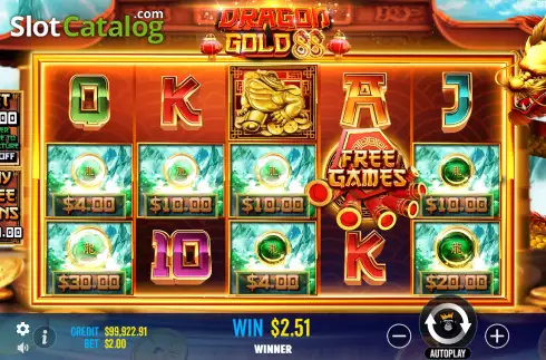 Скрин4. Dragon Gold 88 слот