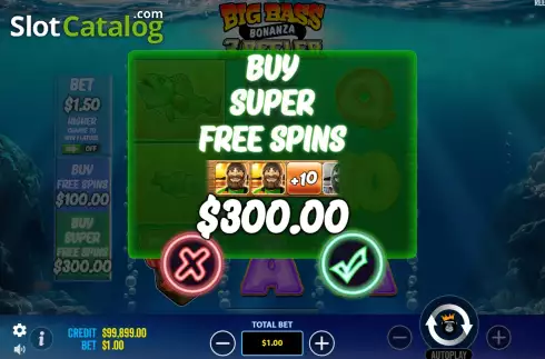 Скрин5. Big Bass Bonanza 3 Reeler слот