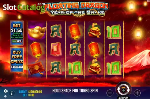 Скрин3. Floating Dragon Year of the Snake слот