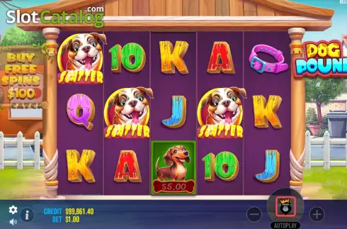 Скрин7. Dog Pound слот