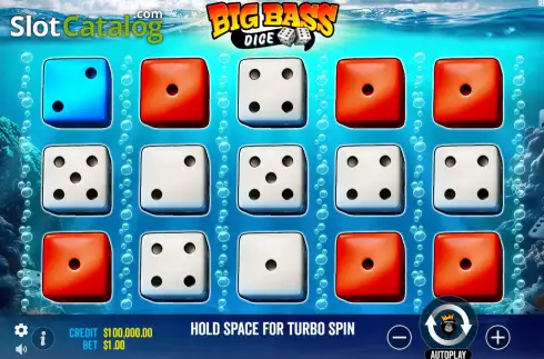 Скрин2. Big Bass Dice слот