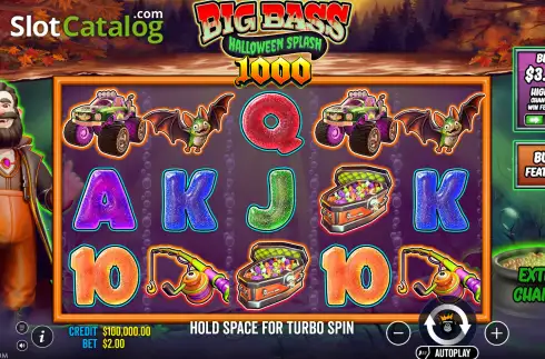Скрин2. Big Bass Splash Halloween 1000 слот