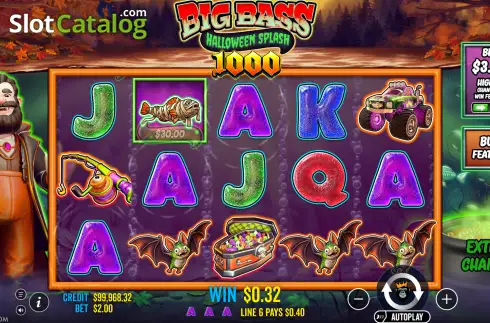 Скрин3. Big Bass Splash Halloween 1000 слот