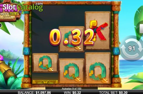 Скрин4. Tiki Infinity Reels Megaways слот