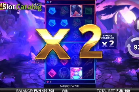 Скрин5. Gems Infinity Reels слот