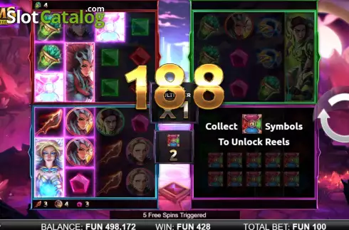 Скрин8. Gems Infinity Reels слот