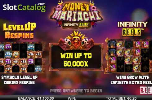 Скрин2. Money Mariachi Infinity Reels слот